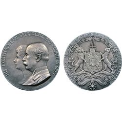 GOVERNOR GENERAL OF CANADA. The Earl Gray. (1904- 1911). 51mm. Clowery-109. Silver. AU.