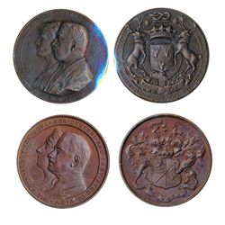GOVERNOR GENERAL OF CANADA. The Duke of Devonshire. (1916-1921). 51mm. Clowery-111. Bronze. AU. Red