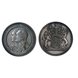 GOVERNOR GENERAL OF CANADA. The Earl of Athlone. (1940-1946). 50mm. Clowery-116. Silver. AU. Blue le