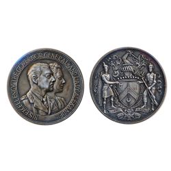 GOVERNOR GENERAL OF CANADA. Viscount Alexander. (1946-1952. 51mm. Clowery-117. Silver. Toned. AU. Bl