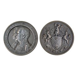 GOVERNOR GENERAL OF CANADA. The Rt. Hon. Roland Michener. (1967-1974). 51mm. Clowery-121. Silver. Un