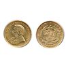 Image 1 : SOUTH AFRICA, 1/2 Pond. 1897. KM#9.2 Gold. .1176 oz. AGW. EF.