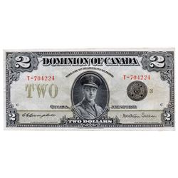 $2.00. June 23, 1923. DC-26j. No. T-704224/C. Black Seal. PCGS graded Very Fine-30. PPQ.
