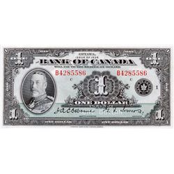 $1.00. 1935 Issue. BC-1. English Text. No. B4285586/C. CU.