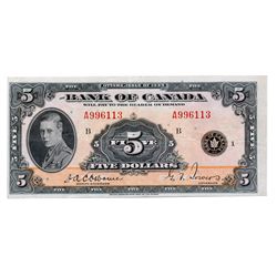 $5.00. 1935 Issue. BC-5. English Text. No. A996113/B. PMG graded Very Fine-30. EPQ.
