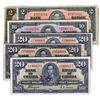 Image 1 : $2.00. 1937 Issue. BC-22b. Gordon. VG or better. (5 pcs.); BC-22c. Coyne. VG or better. (3 pcs.); $1