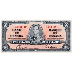 $2.00. 1937 Issue. BC-22c. No. K/R3949995. AU.