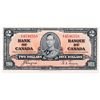 Image 1 : $2.00. 1937 Issue. BC-22c. Coyne-Towers. No. K/R4546558. A Choice Uncirculated note, with excellent