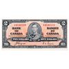 Image 1 : $2.00. 1937 Issue. BC-22c. Coyne-Towers. No. K/R4546559. A Choice Uncirculated note, with Excellent