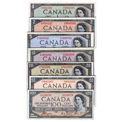 $1.00. 1954 Issue. BC-29a. EF-45; $2.00. 1954 Issue. BC-30a. $5.00. 1954 Issue. BC-31a. $10.00. 1954