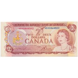 $2.00. 1974 Issue. BC-47aA-i. Lawson-Bouey. No. ABX0868502. CCCS graded Unc-60.