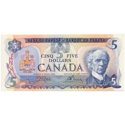 $5.00. 1979 Issue. BC-53bA. Crow-Bouey. No. 31003856687. PCGS graded Unc-65. PPQ.