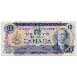 $10.00. 1971 Issue. BC-49c-i. Lawson-Bouey. No. EES7240317. BCS graded Choice Unc-64. Original. The