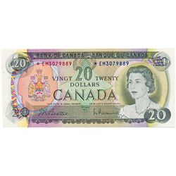 $20.00. 1969 Issue. BC-50aA. No. *EM3079889. CCCS graded AU-50.