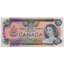 $20.00. 1979 Issue. BC-54a. No. 50138165866. Lawson- Bouey. BCS graded Gem Unc-67.