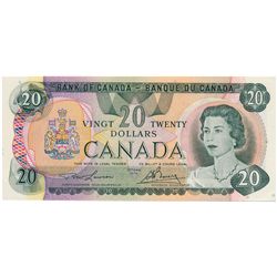 $20.00. 1979 Issue. BC-54a. No. 50196466199. Lawson- Bouey. CCCS graded Gem Unc-65.