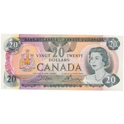 $20.00. 1979 Issue. BC-54bA-i. No. 51600491887. Crow- Bouey. Lithograph. CCCS graded Unc-65.