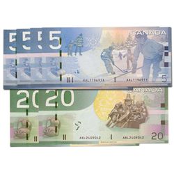 RADAR Motes. $5.00. 2010 Issue. BC-67b & BC-67b-i. No. AAL1196911, AAL1197911, HAB0228220, HAB022922