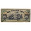 Image 1 : THE DOMINION BANK. $10.00. Jan. 3, 1910. CH-220-18-04. Manuscript signature. PMG graded Very Good-10