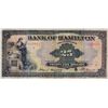 Image 1 : THE BANK OF HAMILTON. $25.00. March 1, 1922. CH-345-22-06. No. 00091/C. Signed Hendrie-Bell. PMG gra