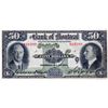 Image 1 : THE BANK OF MONTREAL. $50.00. Jan. 2, 1931. CH-505-58-08. No. 016229/A. Dodds/Gordon. PMG graded Ver