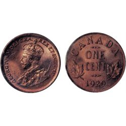 1929. ICCS Mint State-66. Full wine Red, with blazing lustre. A superb example in absolutely pristin