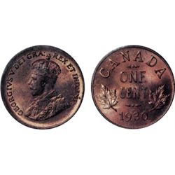 1930. ICCS Mint State-65. A superior example with virtually full red lustre. A Gem.