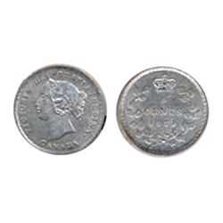 1871. ICCS Mint State-60. Brilliant and lustrous, with a touch of light toning.