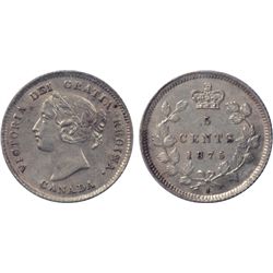 1875-H. Small Date. ICCS AU-58. Good strike. A brilliant example of the ‘key’, with a trace of highl