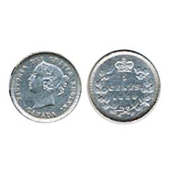 1884. Far 4 variety. ICCS Very Fine-30. A fully brilliant ‘key’.