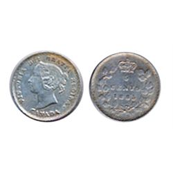 1885. Small 5. ‘5 over 5’ variety. ICCS Very Fine-20.