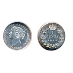 1901. NGC graded Mint State-63. White and attractive.