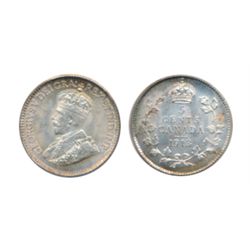 1913. PCGS graded Mint State-65. Brilliant, with a touch of golden toning.