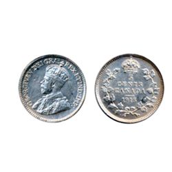 1915. AU-50. Brilliant.