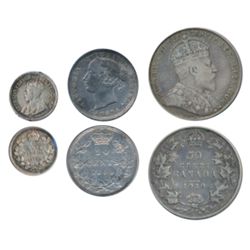 FIVE CENTS. 1918. ICCS Mint State-63. Nicely toned. 20 CENTS. 1858. ICCS Very Fine-20. Corrosion; 50