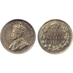 1921. PCGS graded Very Fine-35. A brilliant medium grade example of the ‘Prince’ of Canadian coins.