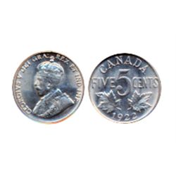 1922. PCGS graded Mint State-64. Brilliant. Typical strike.