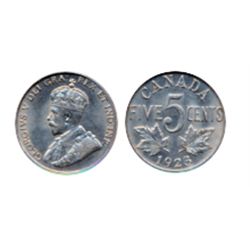 1923. PCGS graded Mint State-62. Better than typical strike. Brilliant.