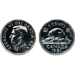 1951. High Relief. PCGS graded Mint State-66. A second gem example.