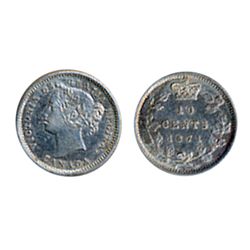 1871. Extra Fine-40. Brilliant and lustrous.