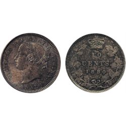 1880-H. Obverse port. #1. PCGS graded Mint State-65. Medium heavy iridescent toning over full deep l