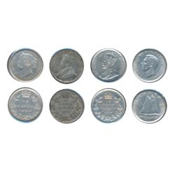 1882-H, 1918, 1919 & 1938. Lot of four (4) coins, all About Extra Fine.