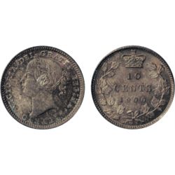 1900. PCGS graded Mint State-66. Outstanding olive and sea-green toning, with golden highlights. A s