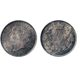 1901. PCGS graded Mint State-65. Medium to rich iridescent toning. Strong strike. Excellent fields a