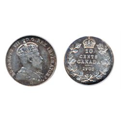 1905. ANACS graded Extra Fine-45. Light to medium heavy toning.