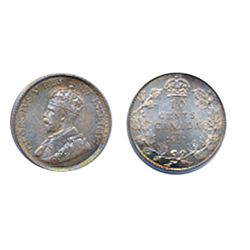 1911. PCGS graded Mint State-67. Light rainbow toning over satiny fields characterize this gem piece