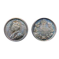 1921. PCGS graded Mint State-67. A trace of light multi-hued toning. Superb fields, with the look of