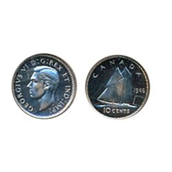 1946. PCGS graded SPECIMEN-66. Attractive reflective surfaces.