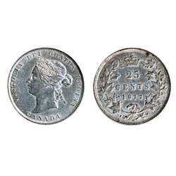 1872-H. Obverse port. #2. ICCS Extra Fine-45. Brilliant and lustrous.