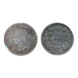 1880-H. Wide O. VG-8, with problems.